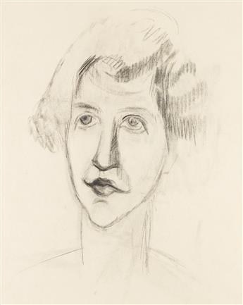 MAURICE STERNE Group of 5 pencil drawings of Mabel Dodge.